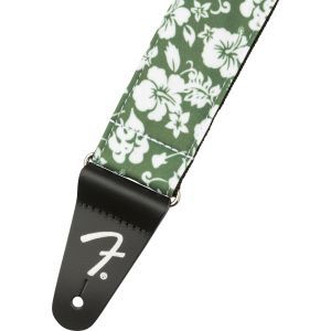 Fender Hawaiian Straps Green Floral