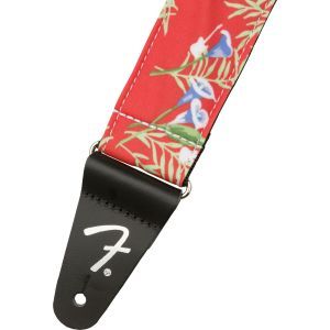 Fender Hawaiian Straps Red Floral