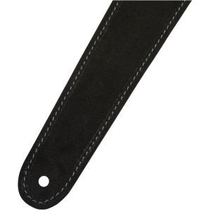 Fender Reversible Suede Strap Black and Gray