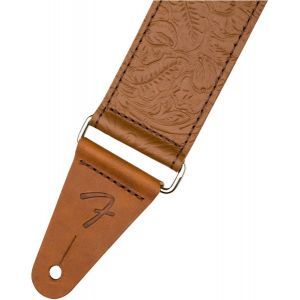 Fender Tooled Leather Guitar Strap 2 Brown