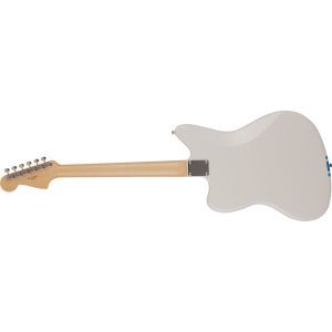 Fender 2023 Collection Made in Japan Traditional 60s Jazzmaster Olympic White with Blue Competition Stripe