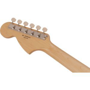 Fender 2023 Collection Made in Japan Traditional 60s Mustang Olympic White with Red Competition Stripe