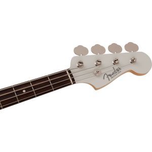 Fender 2023 Collection Made in Japan Traditional 60s Precision Bass Olympic White with Red Competition Stripe