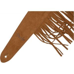 Fender Suede Fringe Strap-Brown