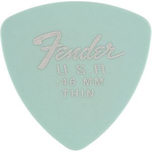 Fender Dura-Tone Delrin Picks 346 Shape - 12 Pack Daphne Blue