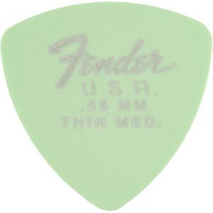 Fender Dura-Tone Delrin Picks 346 Shape - 12 Pack Surf Green