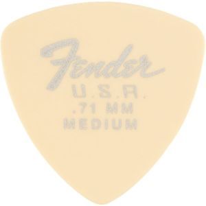Fender Dura-Tone Delrin Picks 346 Shape - 12 Pack Olympic White