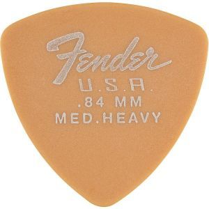 Fender Dura-Tone Delrin Picks 346 Shape - 12 Pack Butterscotch Blonde