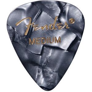Fender Premium Celluloid Picks 351 Shape - 1 Gross Black Moto