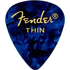 Fender Premium Celluloid Pick 351 Shape - 1 Gross Blue Moto