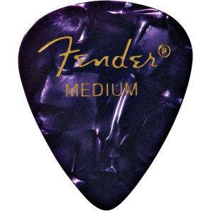 Fender Premium Celluloid Picks 351 Shape - 1 Gross Purple Moto