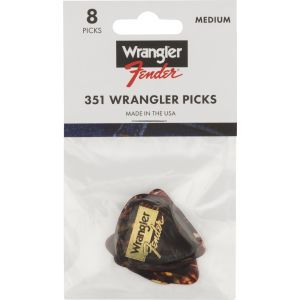 Fender and Wrangler Picks 351 Shape Tortoiseshell (8)