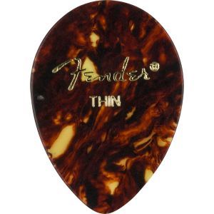 Fender Classic Celluloid Picks 354 Shape - 12 Pack Tortoise Shell