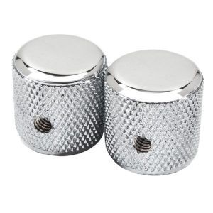 Fender Pure Vintage 60s Telecaster Knurled Knobs Chrome