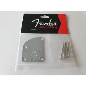 Fender American Deluxe Guitar 4-Bolt Neck Plate Chrome