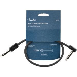 Fender Blockchain 16 Patch Cable Stereo TRS Straight-Angle