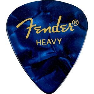 Fender Premium Celluloid Picks 351 Shape -12 Pack Blue Moto