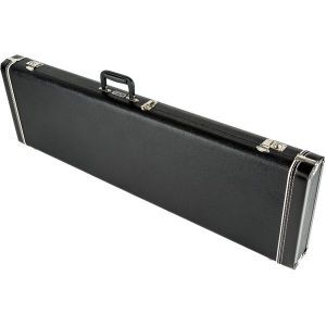 Fender G&G Standard Hardshell Case - Mustang Bass - Musicmaster Bass - Bronco Bass Black with Black Plush Interior