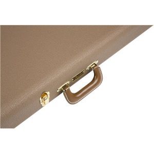 Fender G&G Deluxe Jazz Bass Hardshell Case Brown with Gold Plush Interior