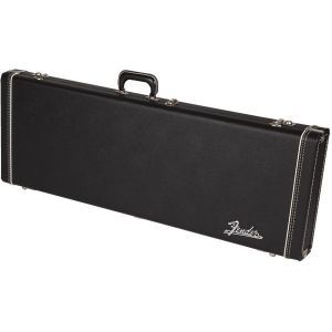 Fender G&G Deluxe Hardshell Cases - Jaguar - Jazzmaster - Toronado - Jagmaster Black with Orange Plush Interior