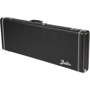 Fender G&G Deluxe Strat-Tele Hardshell Case Left Handed Black with Orange Plush Interior
