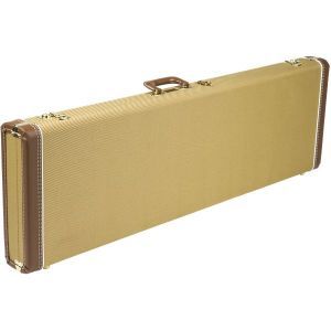 Fender G&G Deluxe Hardshell Cases - Precision Bass Tweed with Red Poodle Plush Interior