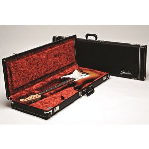 Fender G&G Deluxe Hardshell Cases Stratocaster-Telecaster Black with Orange Plush Interior