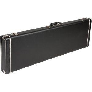 Fender Precision Bass/Jazz Bass Multi-Fit Hardshell Case - Left Handed Black with Black Plush Interior