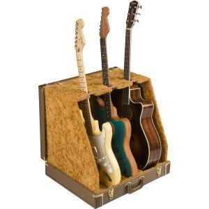 Fender Fender Classic Series Case Stand - 3 Guitar Brown