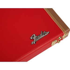 Fender Classic Series Wood Case - Strat-Tele Fiesta Red