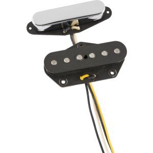 Fender Coastline 63 Telecaster Pickup Set Black and Chrome