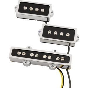 Fender Cobalt Chrome P-J Bass Pickup Set Chrome