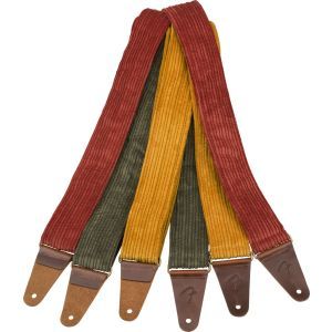 Fender Corduroy Straps Antique Cherry