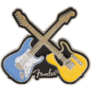 Fender Crossed Guitars Enamel Pin Multi-Color