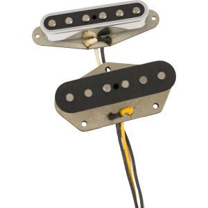 Fender Custom Shop Tomatillo Telecaster Pickup Set Black and Chrome