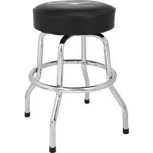 Fender Custom Shop Chevron Logo Barstool Black-Chrome 24'
