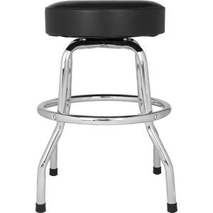 Fender Custom Shop Chevron Logo Barstool Black-Chrome 24'