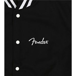 Fender Custom Shop Varsity Jacket Black-White L
