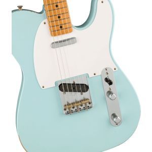 Fender Limited Edition Vintera Road Worn 50s Telecaster Maple Fingerboard Sonic Blue