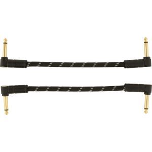 Fender Deluxe Series Tweed Instrument Cables Black Tweed