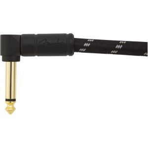 Fender Deluxe Series Tweed Instrument Cables Black Tweed