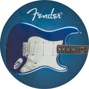 Fender Guitars Coasters 4-Pack Multi-Color Leather