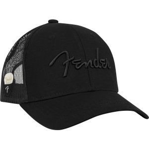 Fender Snap Back Pick Holder Hat Black