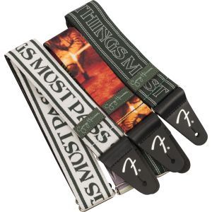 Fender George Harrison All Things Must Pass Logo Strap White