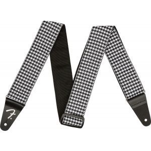 Fender Houndstooth Jacquard Strap White