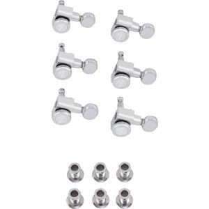 Fender Locking Stratocaster/Telecaster Tuning Machines Vintage Buttons Polished Chrome