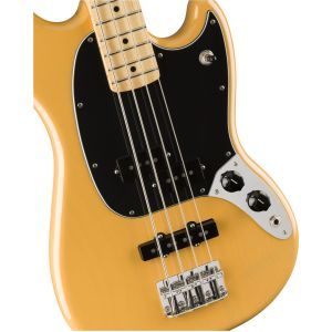 Fender Player Mustang Bass PJ Maple Fingerboard Butterscotch Blonde
