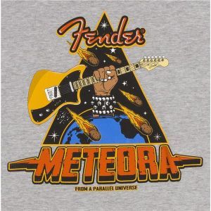 Fender Meteora Raglan Gray & Black XXL