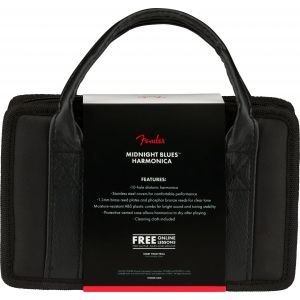 Fender Midnight Blues Harmonica Pack of 7 with Case