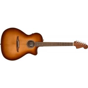 Fender Newporter Classic with Gig Bag Pau Ferro Fingerboard Aged Cognac Burst